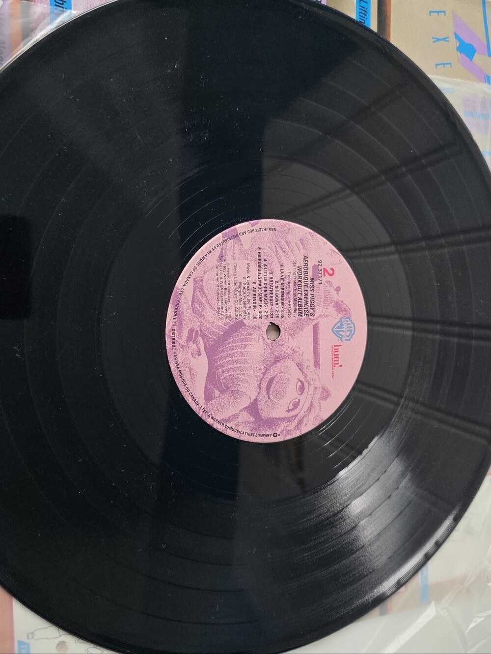 Vintage Miss Piggy's Aerobique Exercise Album Warner Bros 1982 Vinyl LP Record - Picture 13 of 15
